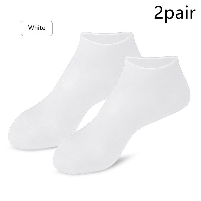 Chaussettes Hydratantes en Silicone réutilisables - Lot 2 Soin Pieds Secs
