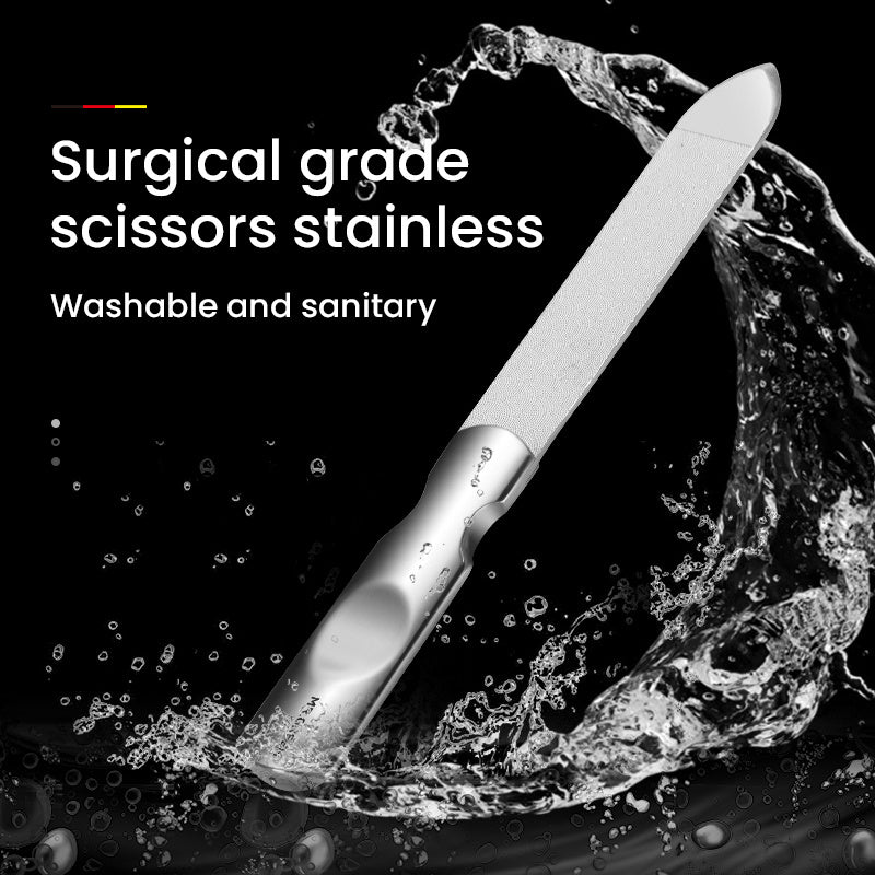 Limes à ongles en acier inoxydable - Manucure Professionnelle & précise