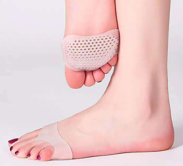 Lot de Séparateurs D'orteils Silicone avec Coussinet – Protection Anti-friction
