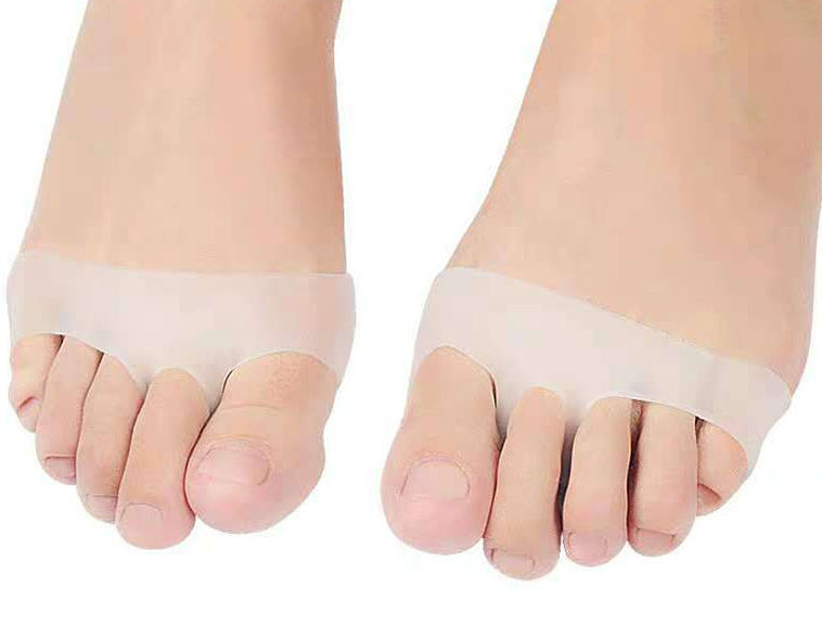 Lot de Séparateurs D'orteils Silicone avec Coussinet – Protection Anti-friction