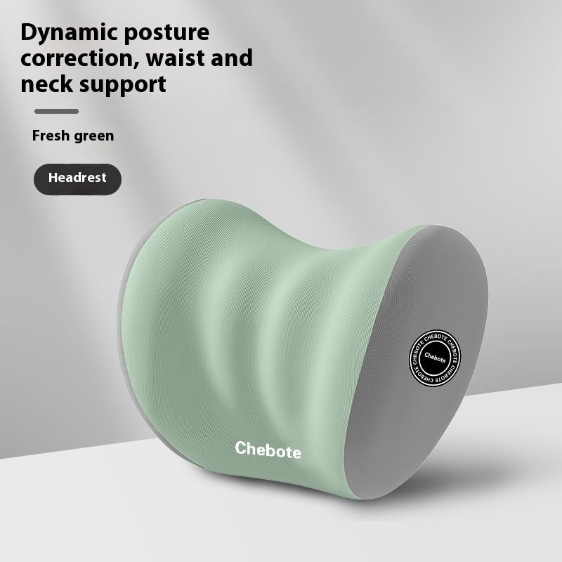 Coussin Dorsal & Appui tête à Mémoire de Forme - Conduite confortable