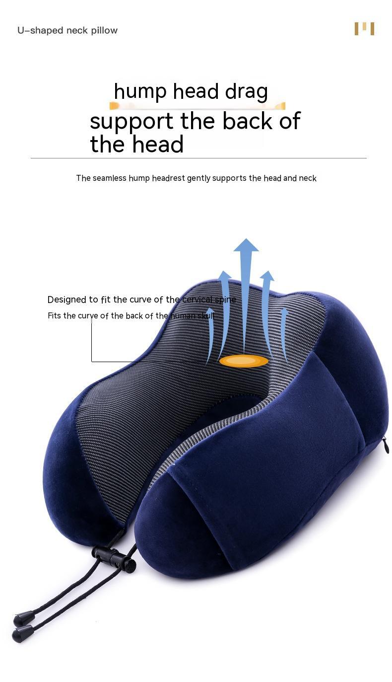 Kit de Voyage Confort - Oreiller Ergonomique, Masque de Sommeil & Bouchons d’Oreilles