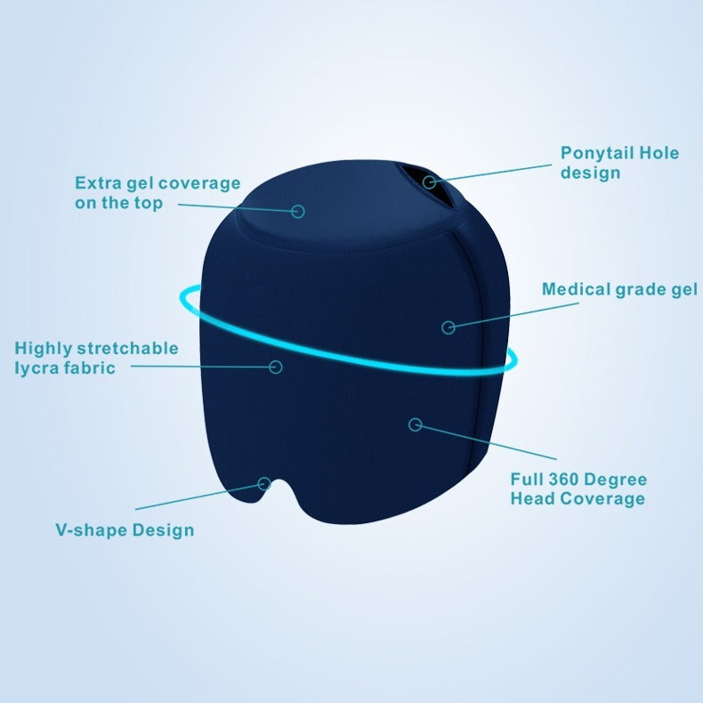 Masque Anti-Migraine Intégral en Lycra doux - Solution Naturelle