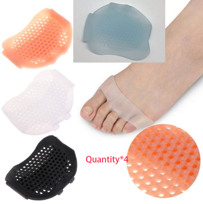 Lot de Séparateurs D'orteils Silicone avec Coussinet – Protection Anti-friction