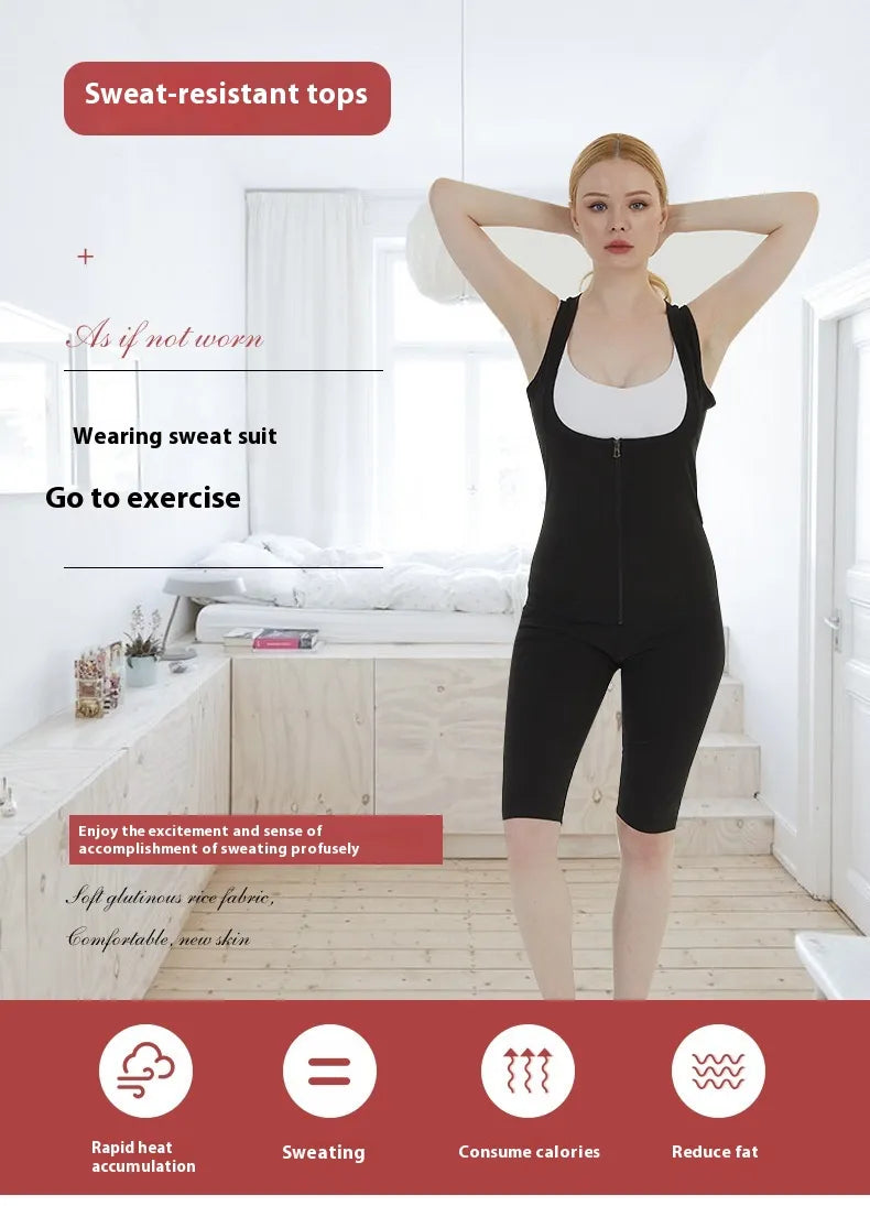Débardeur de Sudation Fitness Femme - Tonifie Vente & Taille