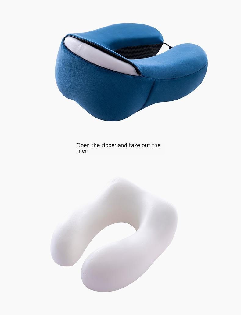 Kit de Voyage Confort - Oreiller Ergonomique, Masque de Sommeil & Bouchons d’Oreilles