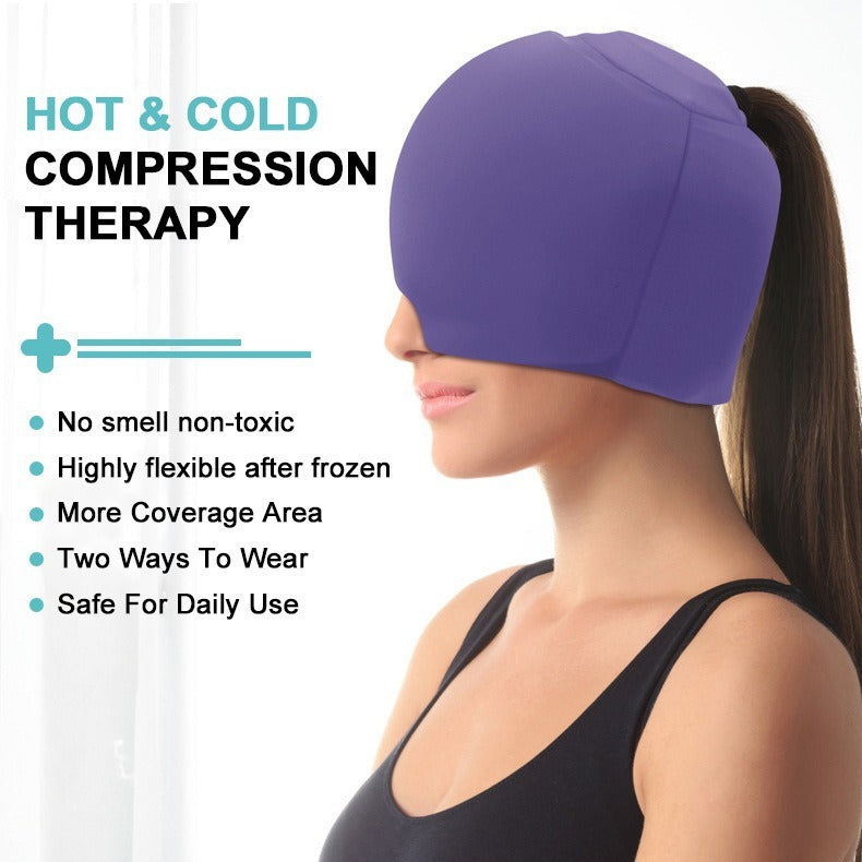Masque Anti-Migraine Intégral en Lycra doux - Solution Naturelle
