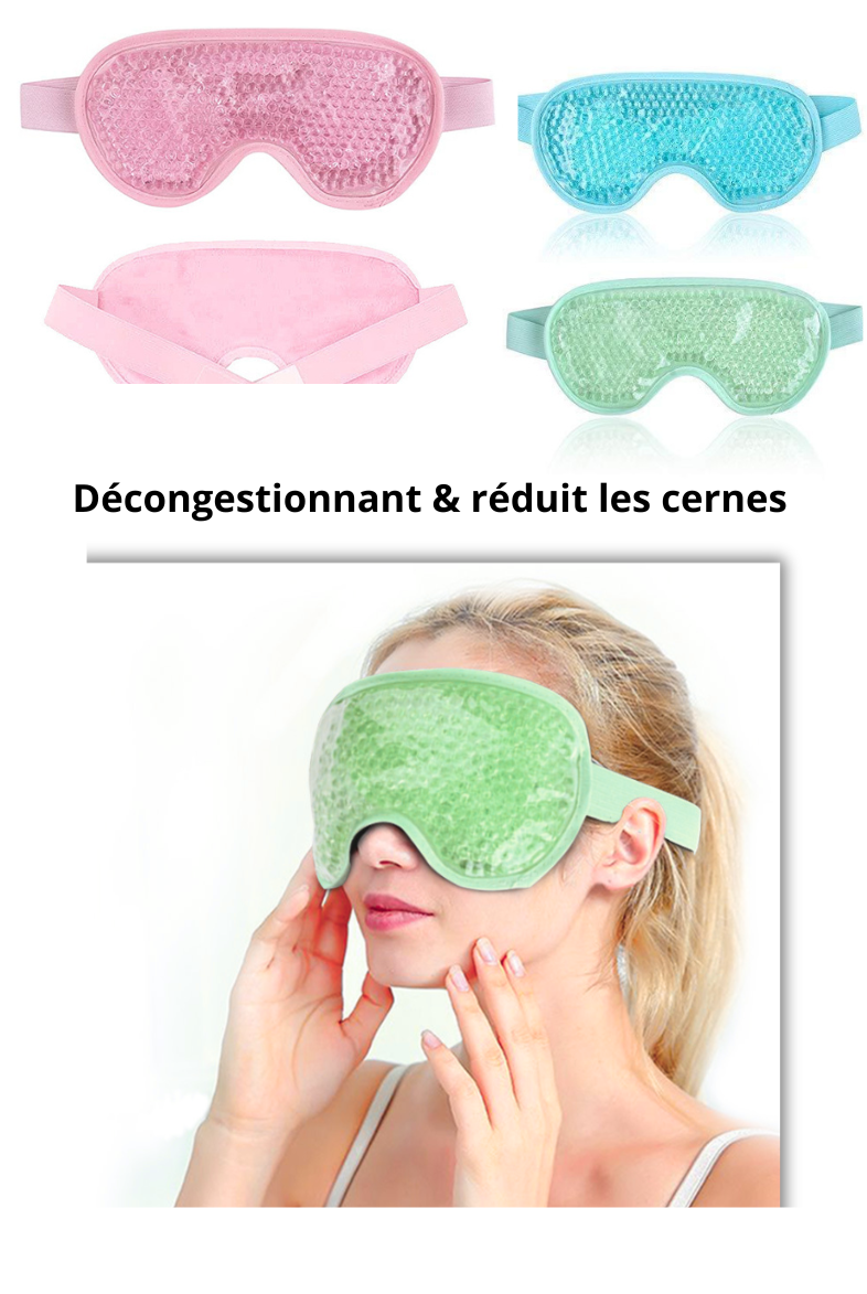 Masque Yeux Froid Décongestionnant - Soulage les Cernes