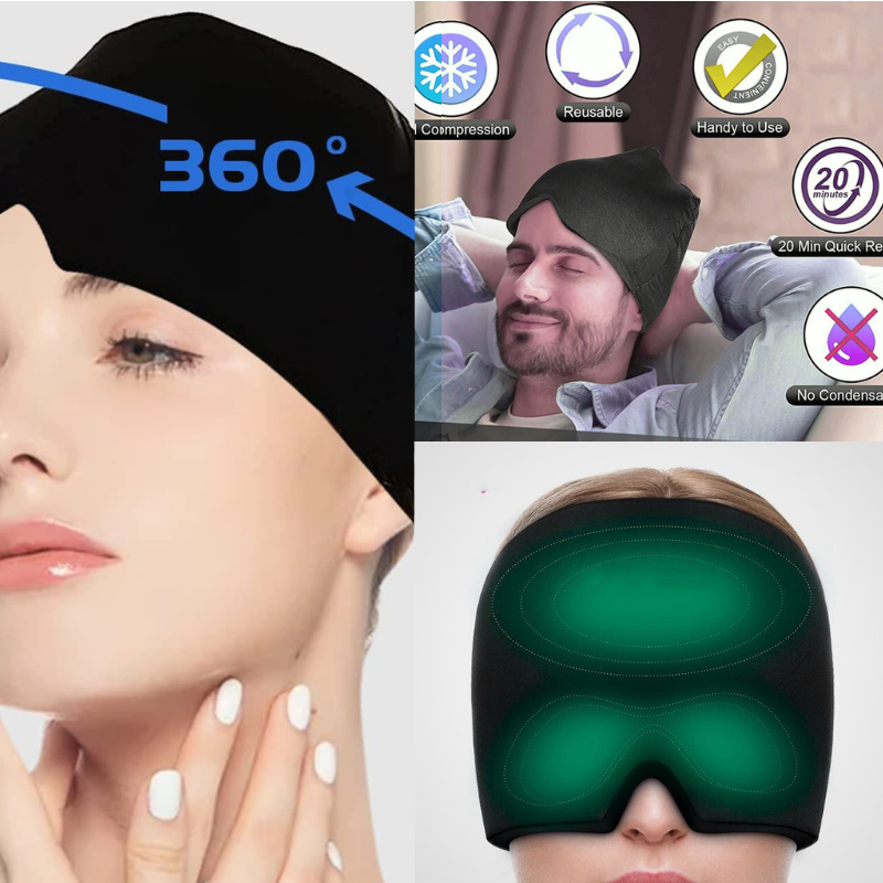 Masque Anti-Migraine en Lycra - Solution naturelle