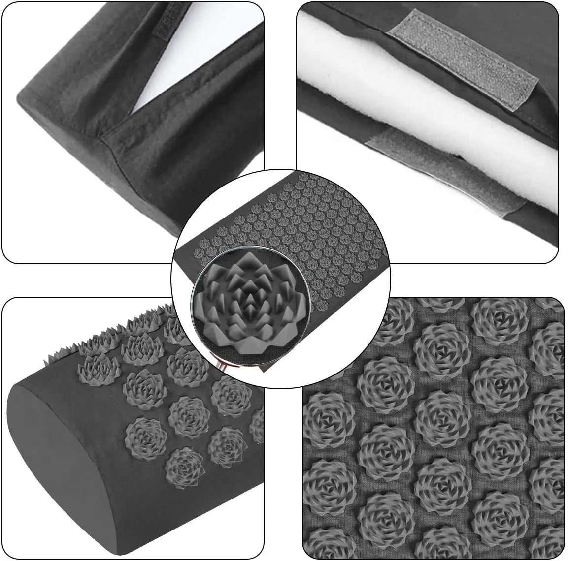 Tapis & Oreiller Fleurs Lotus Yoga - Stimulez vos points d'acupression