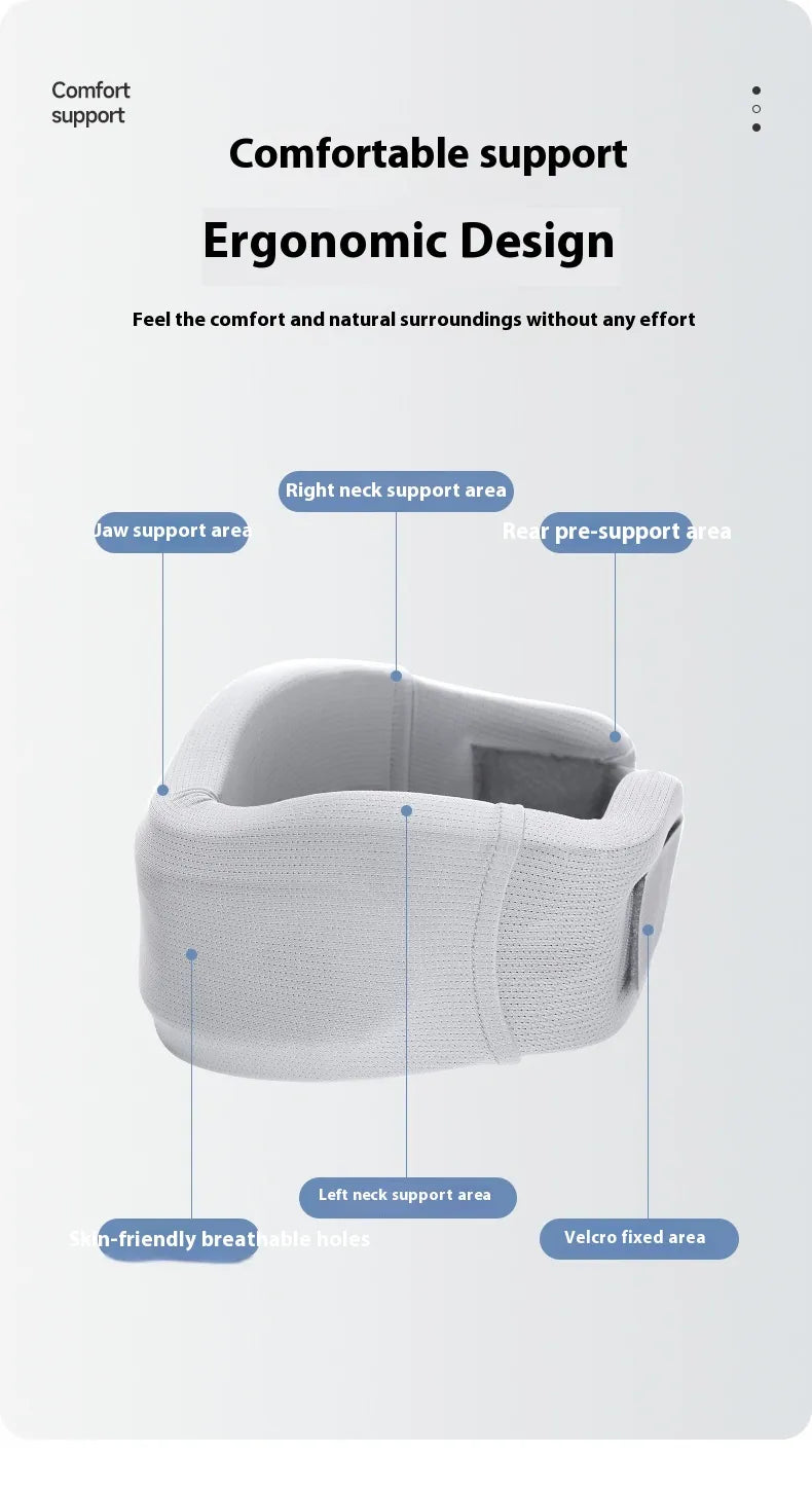 Collier Cervical Flexible à Mémoire de Forme - Soutien & Soulagement