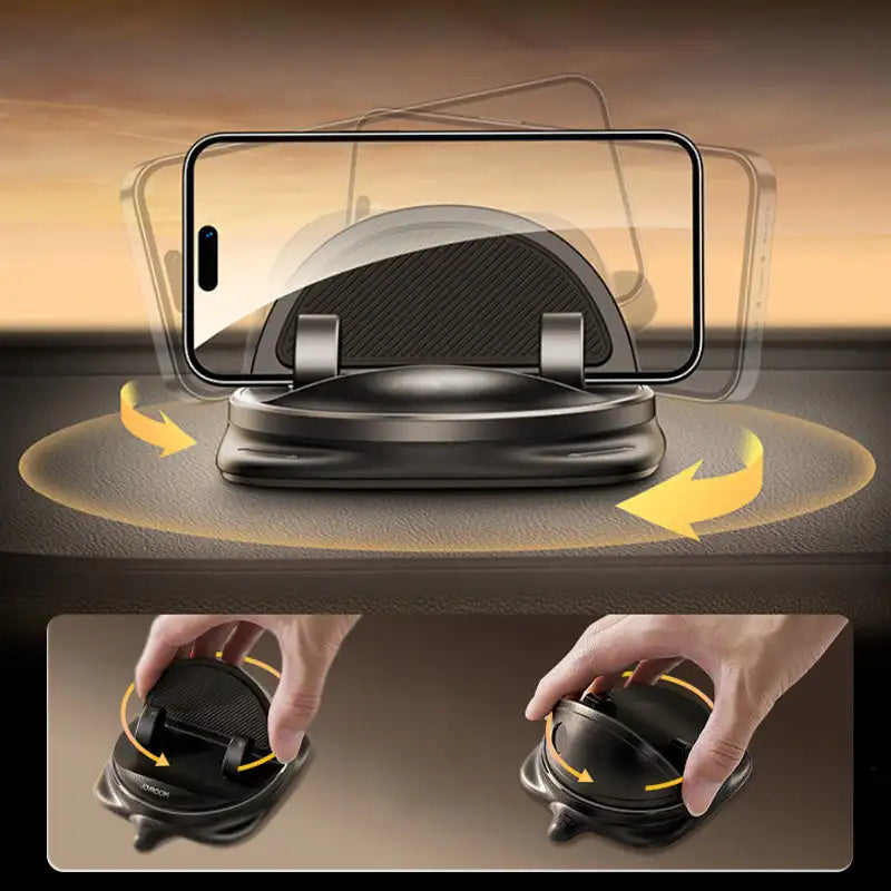 Support téléphone voiture - Stable & Rotatif, idéal pour la navigation