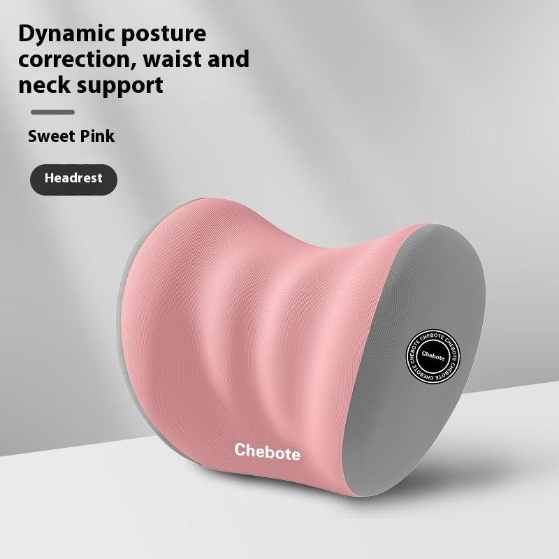 Coussin Dorsal & Appui tête à Mémoire de Forme - Conduite confortable