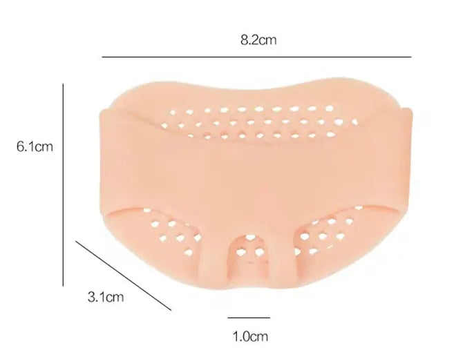 Lot de Séparateurs D'orteils Silicone avec Coussinet – Protection Anti-friction