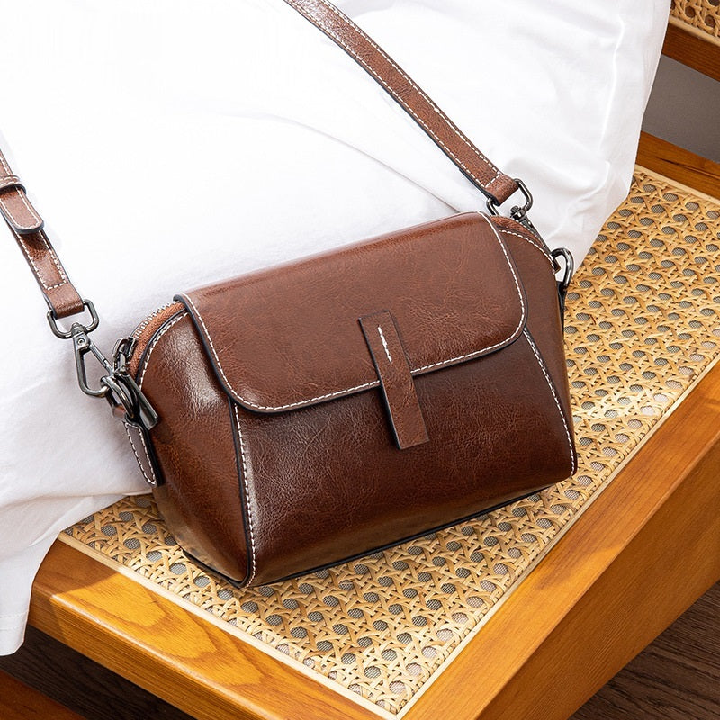 Sac à Main en Cuir Véritable  – Élégant, Tendance et Pratique