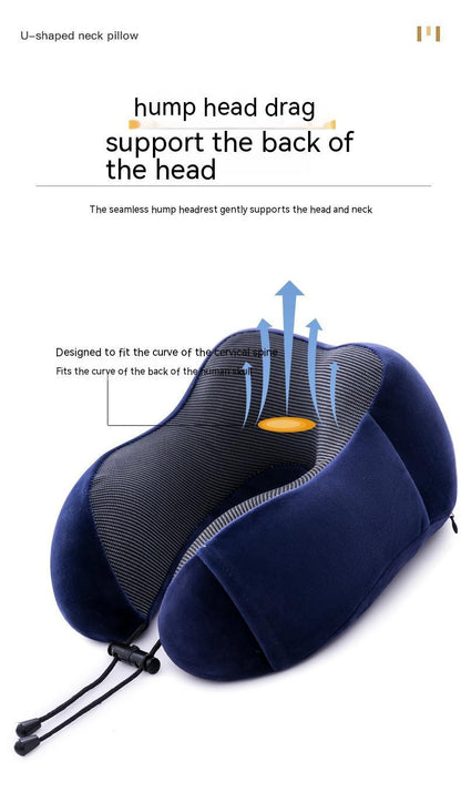 Kit de Voyage Confort - Oreiller Ergonomique, Masque de Sommeil & Bouchons d’Oreilles