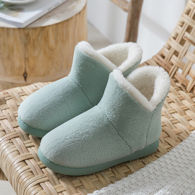 Chaussons  d’intérieur en coton peluche – Unisexe, confortables et chauds