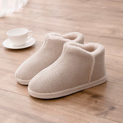 Chaussons  d’intérieur en coton peluche – Unisexe, confortables et chauds