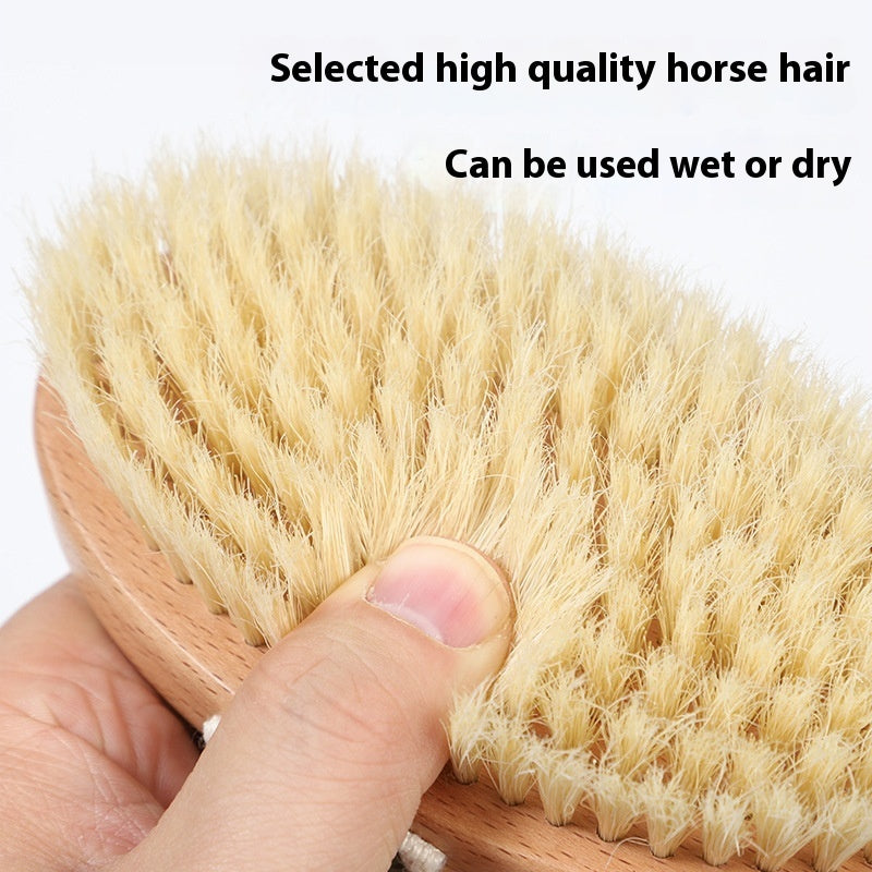 Brosse en Poils de Cheval – Douche, Bain & Massage