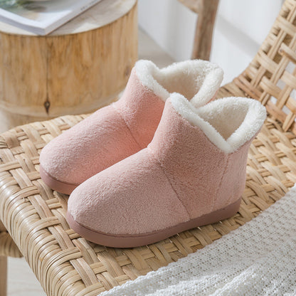 Chaussons  d’intérieur en coton peluche – Unisexe, confortables et chauds