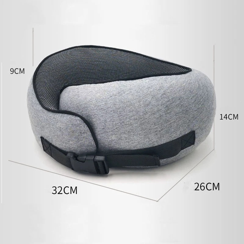 Oreiller de voyage ergonomique en mousse mémoire – Confort Cervical