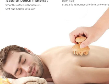 Kit de Massage en Bois – Outils de Drainage et Bien-Être