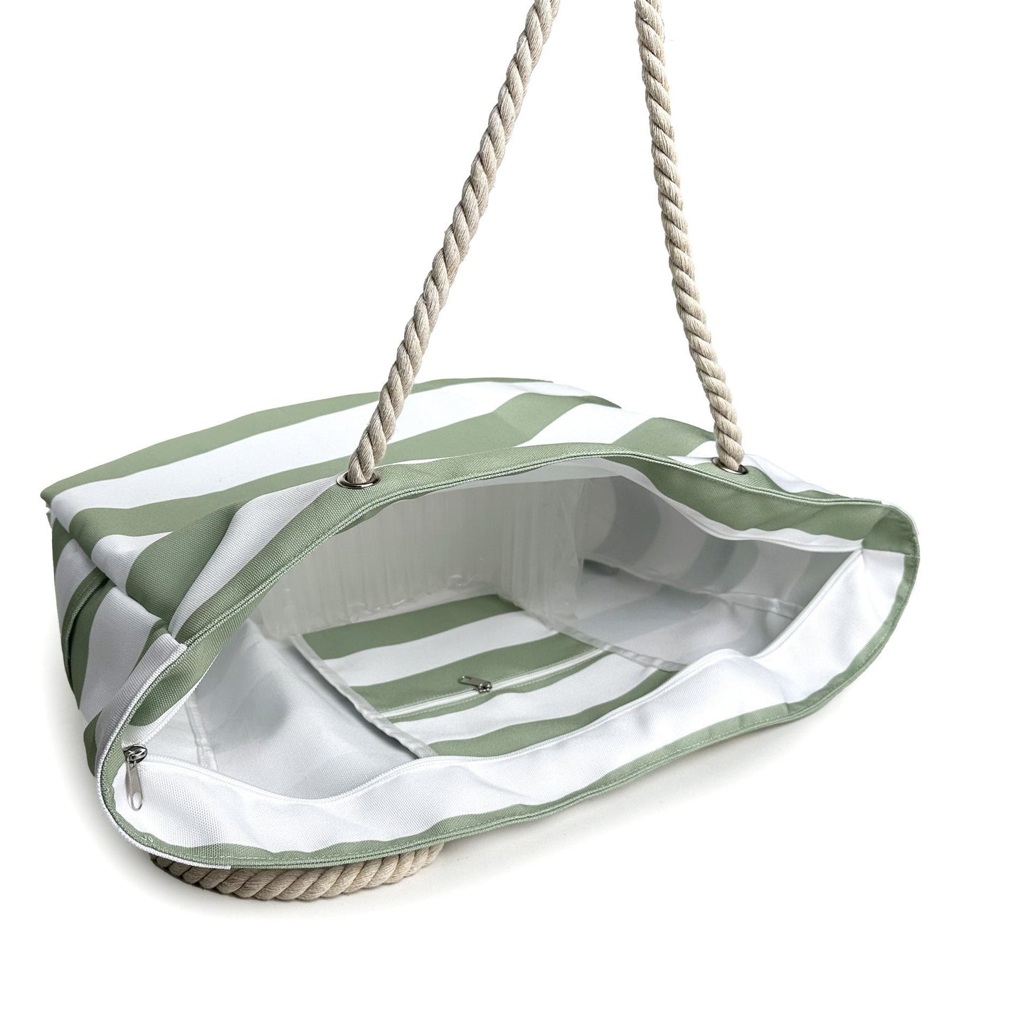 Sac Fourre-Tout Rayé Femme - Grand Bag Pratique et Tendance