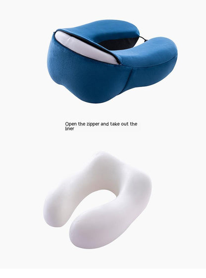 Kit de Voyage Confort - Oreiller Ergonomique, Masque de Sommeil & Bouchons d’Oreilles