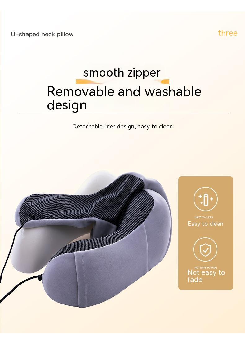 Kit de Voyage Confort - Oreiller Ergonomique, Masque de Sommeil & Bouchons d’Oreilles