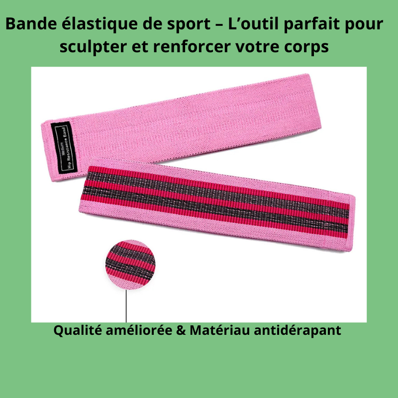 Bande Élastique de Résistance Unisexe – Entraînement Musculation & Fitness