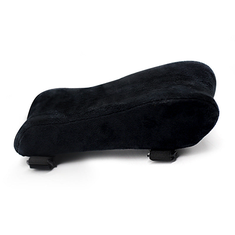 Des appuis bras noir en mousse et gel pour le confort des bras 