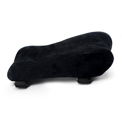 Des appuis bras noir en mousse et gel pour le confort des bras 