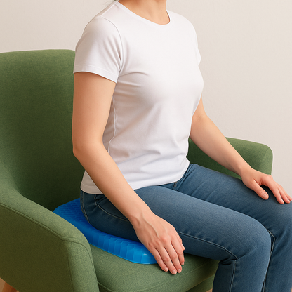 Coussin de Siège en Gel  Confort Lombaire
