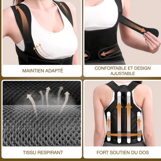 Correcteur de posture pour adultes  - Bon maintien dorsal