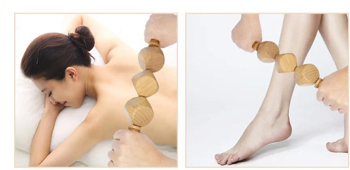 Kit de Massage en Bois – Outils de Drainage et Bien-Être