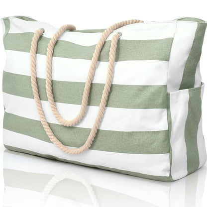 Sac Fourre-Tout Rayé Femme - Grand Bag Pratique et Tendance