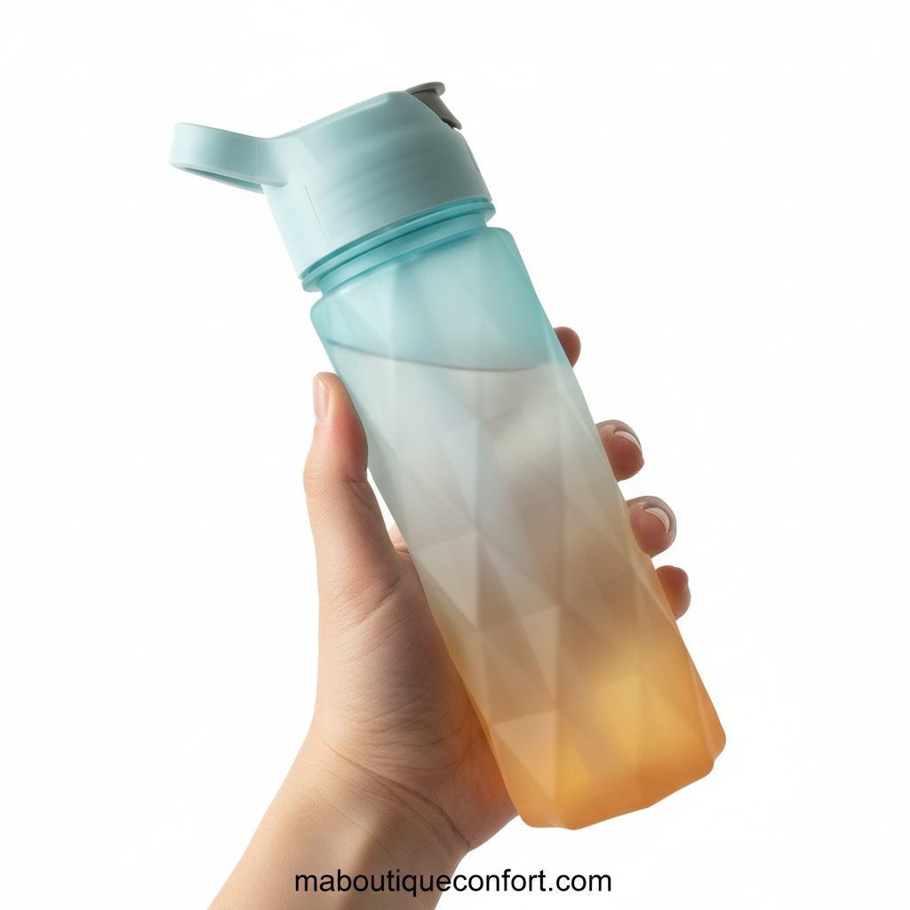 Bouteille d'eau de sport tendance