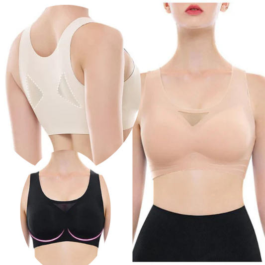 Femme portant un soutien gorge postural