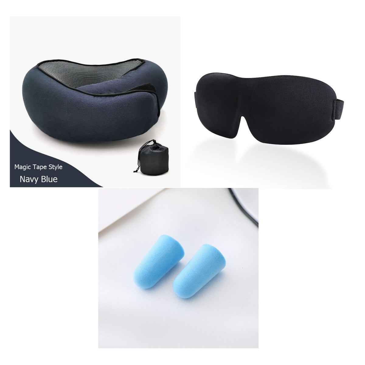Oreiller de voyage ergonomique en mousse mémoire – Confort Cervical