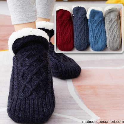 Chaussons Antidérapants pour Adultes et Enfants - Confort & Chaleur