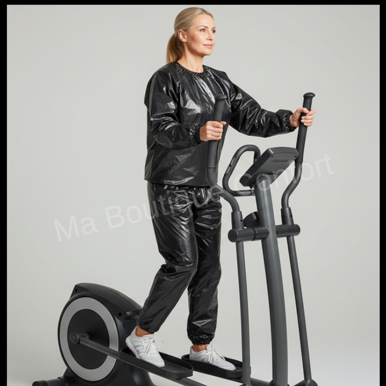 Femme portant la combinaison