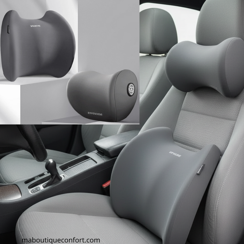 le coussin est sur le siège voiture 