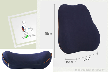 Dimensions du coussin dorsal 