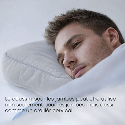 Homme utilsant un oreiller cervical en mousse à mémoire de forme 
