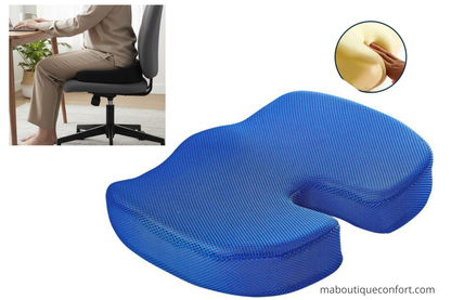 Coussin de Siège Ergonomique à Mémoire de Forme ou Gel - Prévention des Escarres
