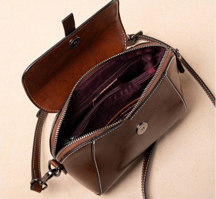 Sac à Main en Cuir Véritable  – Élégant, Tendance et Pratique