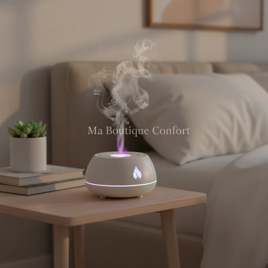 Lampe d'ambiance relaxante avec effet LED aux couleurs changeantes 