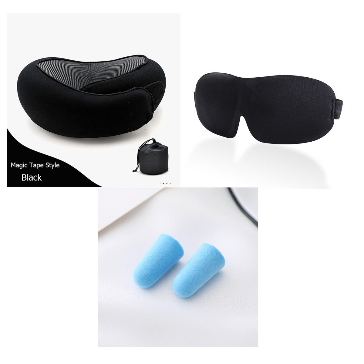 Oreiller de voyage ergonomique en mousse mémoire – Confort Cervical