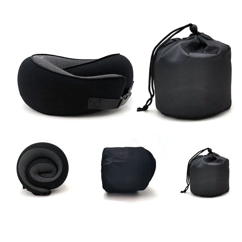 Oreiller de voyage ergonomique en mousse mémoire – Confort Cervical