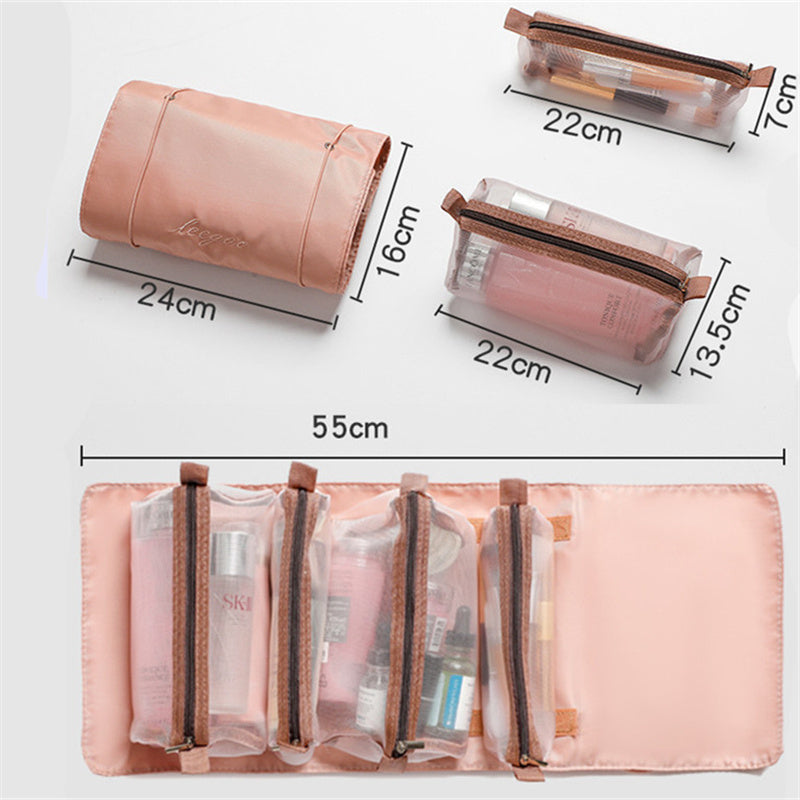 Trousse de voyage pour Femme détachable  - Accessoire de rangement élégant